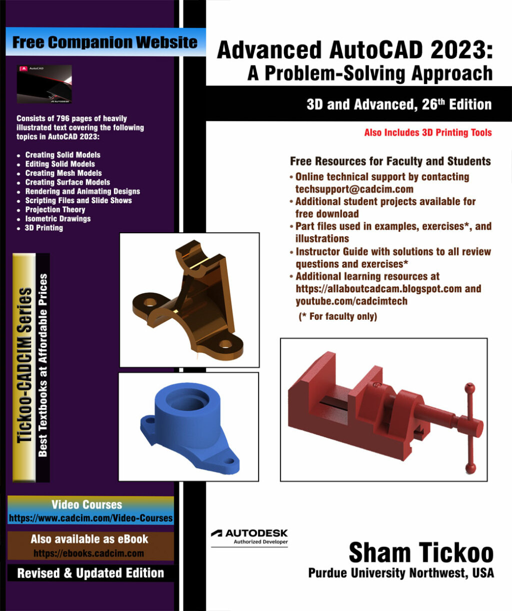 Advanced AutoCAD 2023: A Problem-Solving Approach, 3D and Advanced 26th ...