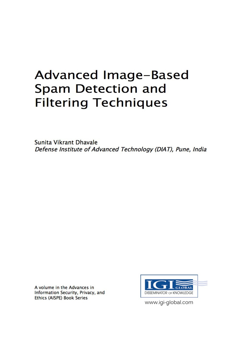 Advanced Image-Based Spam Detection and Filtering Techniques â€“ PDF/EPUB Version Downloadable