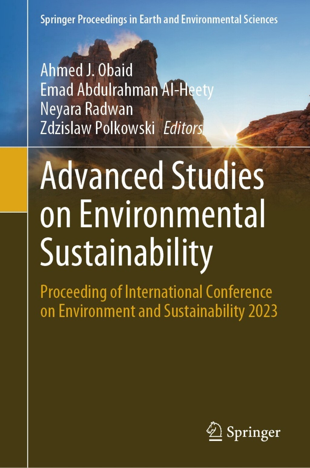 Advanced Studies on Environmental Sustainability Proceeding of International Conference on Environment and Sustainability 2023 â€“ PDF/EPUB Version Downloadable