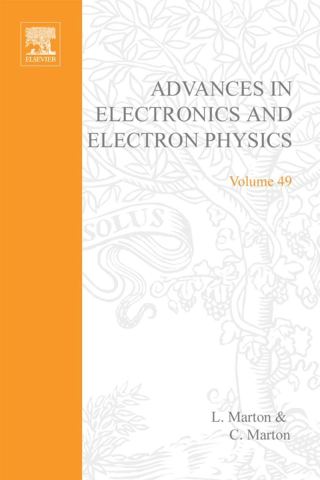 ADVANCES ELECTRONC &ELECTRON PHYSICS V49  â€“ PDF/EPUB Version Downloadable