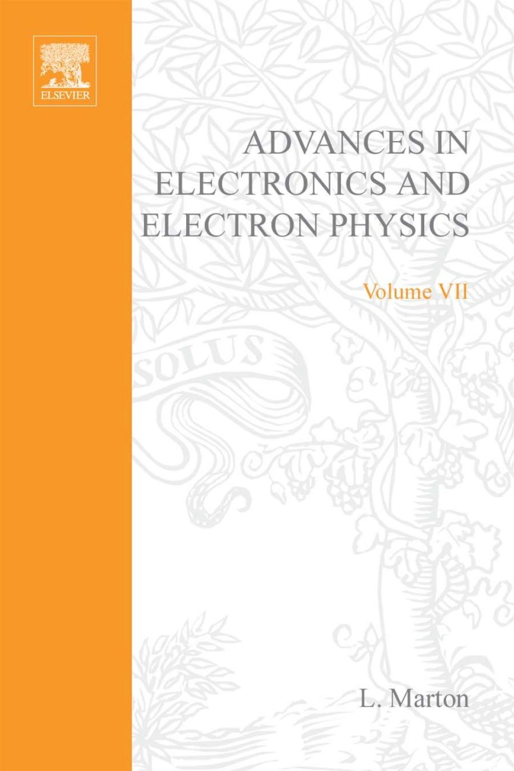 ADVANCES ELECTRONI &ELECTRON PHYSICS V7  â€“ PDF/EPUB Version Downloadable