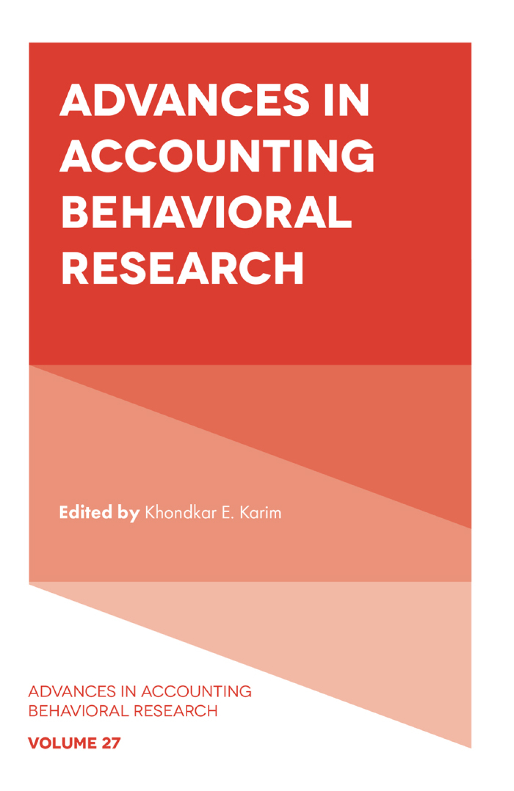 Advances in Accounting Behavioral Research – PDF/EPUB Version Downloadable Advances in Accounting Behavioral Research – PDF/EPUB Version Downloadable - Image 1