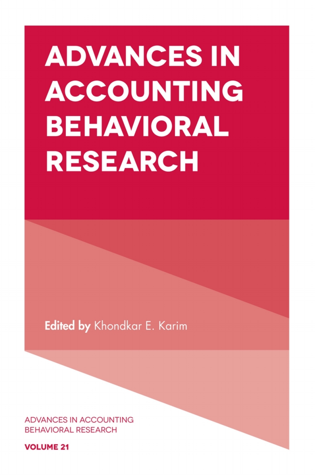 Advances in Accounting Behavioral Research – PDF/EPUB Version Downloadable Advances in Accounting Behavioral Research – PDF/EPUB Version Downloadable - Image 1