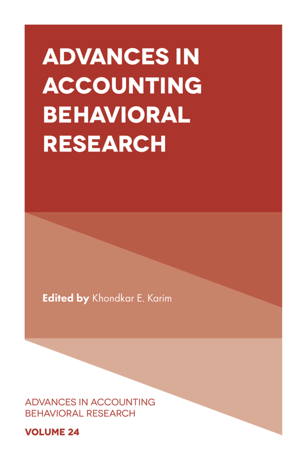Advances in Accounting Behavioral Research – PDF/EPUB Version Downloadable Advances in Accounting Behavioral Research – PDF/EPUB Version Downloadable - Image 1