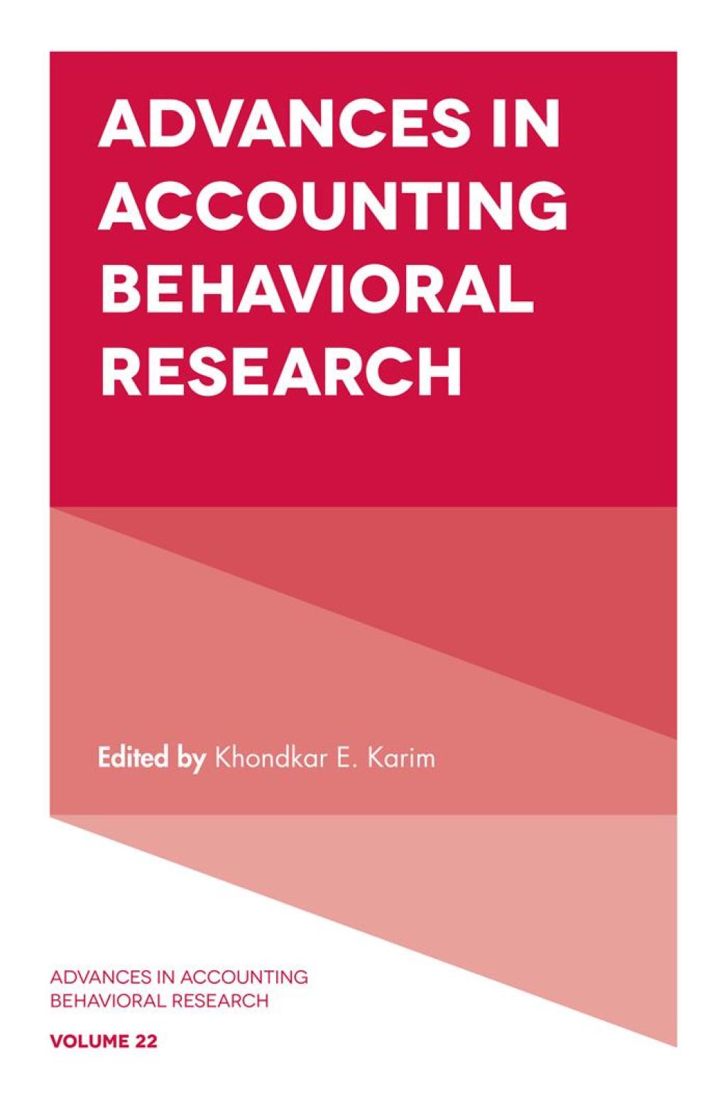 Advances in Accounting Behavioral Research – PDF/EPUB Version Downloadable Advances in Accounting Behavioral Research – PDF/EPUB Version Downloadable - Image 1
