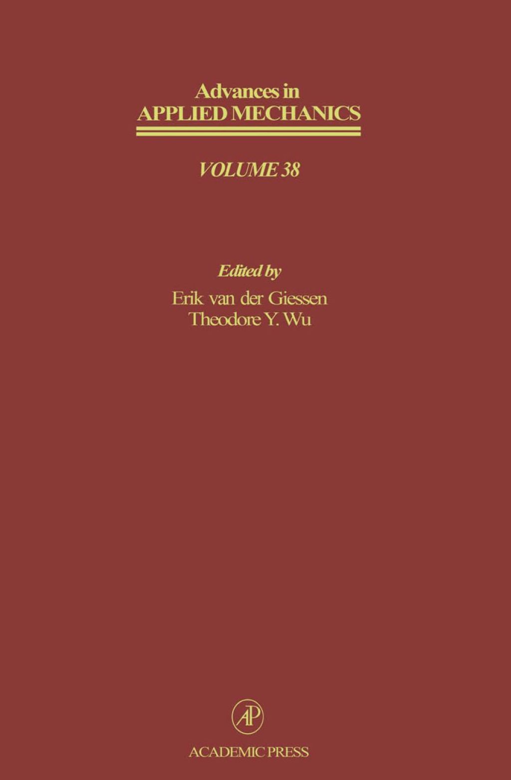 Advances in Applied Mechanics â€“ PDF/EPUB Version Downloadable