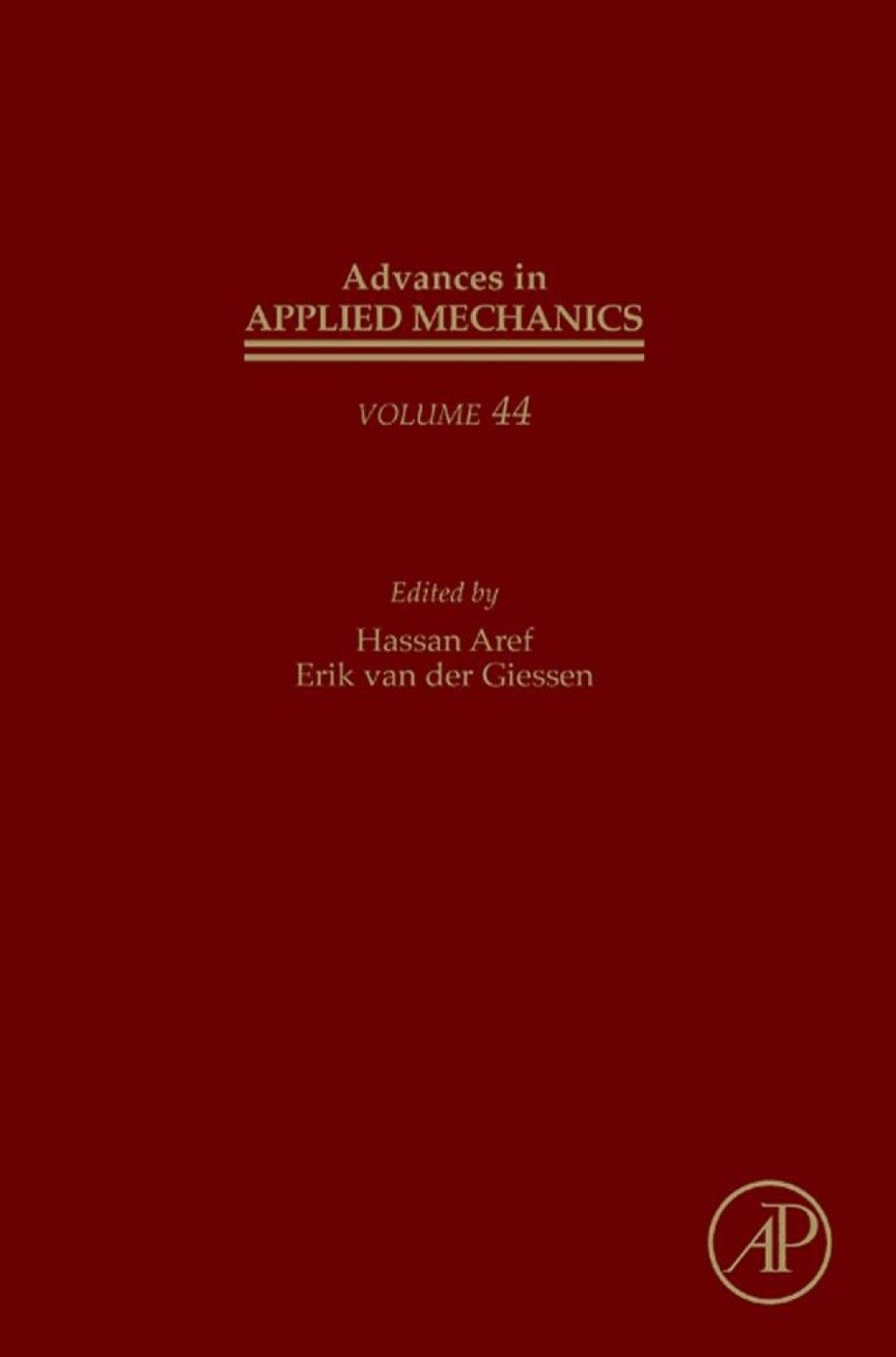 Advances in Applied Mechanics â€“ PDF/EPUB Version Downloadable