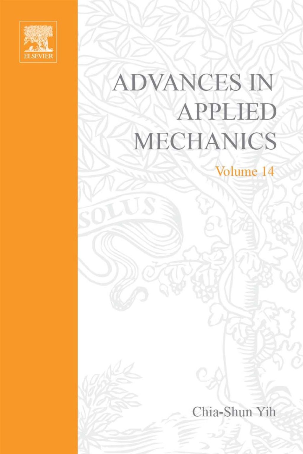 ADVANCES IN APPLIED MECHANICS VOLUME 14  â€“ PDF/EPUB Version Downloadable