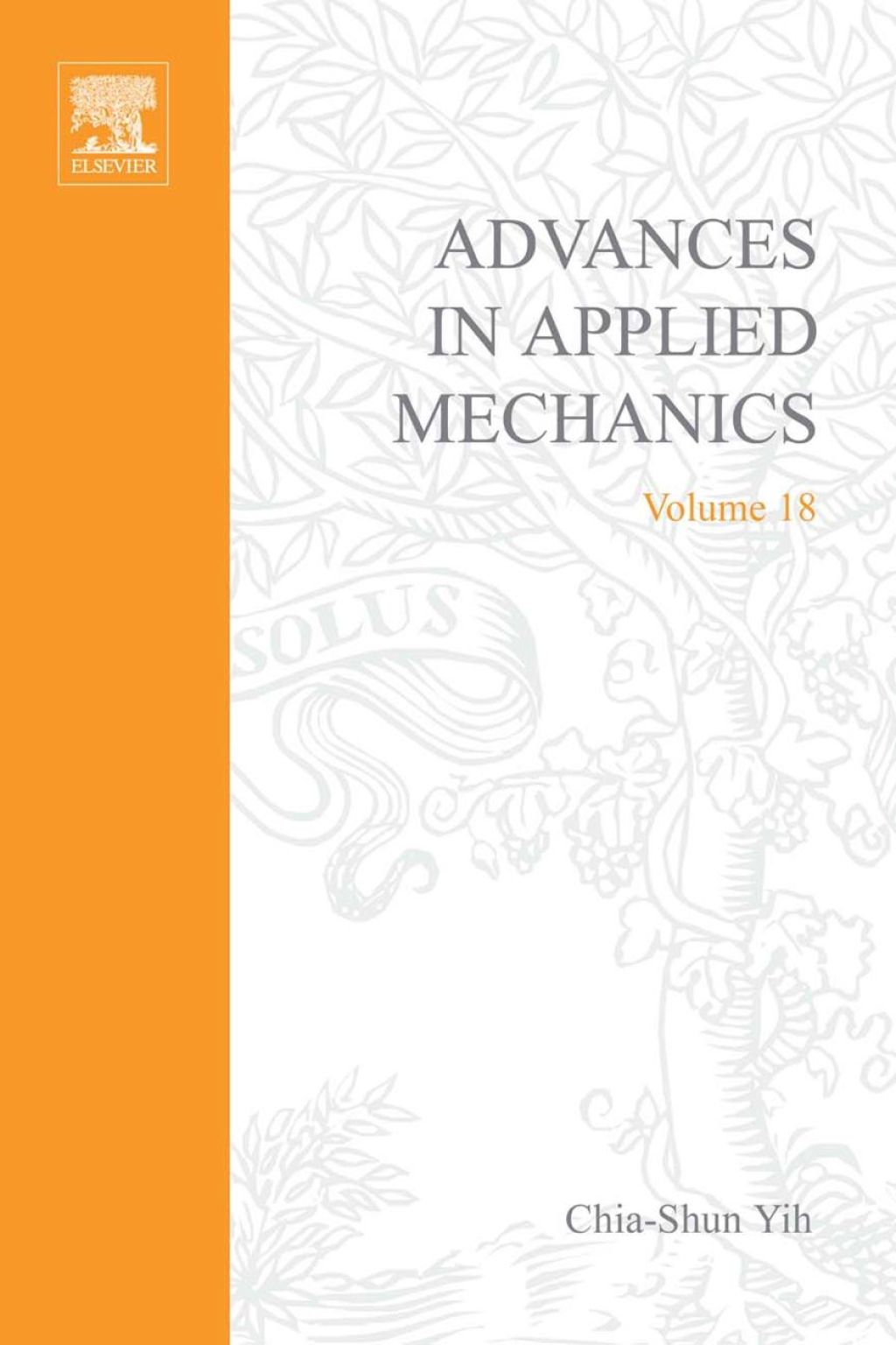 ADVANCES IN APPLIED MECHANICS VOLUME 18  â€“ PDF/EPUB Version Downloadable