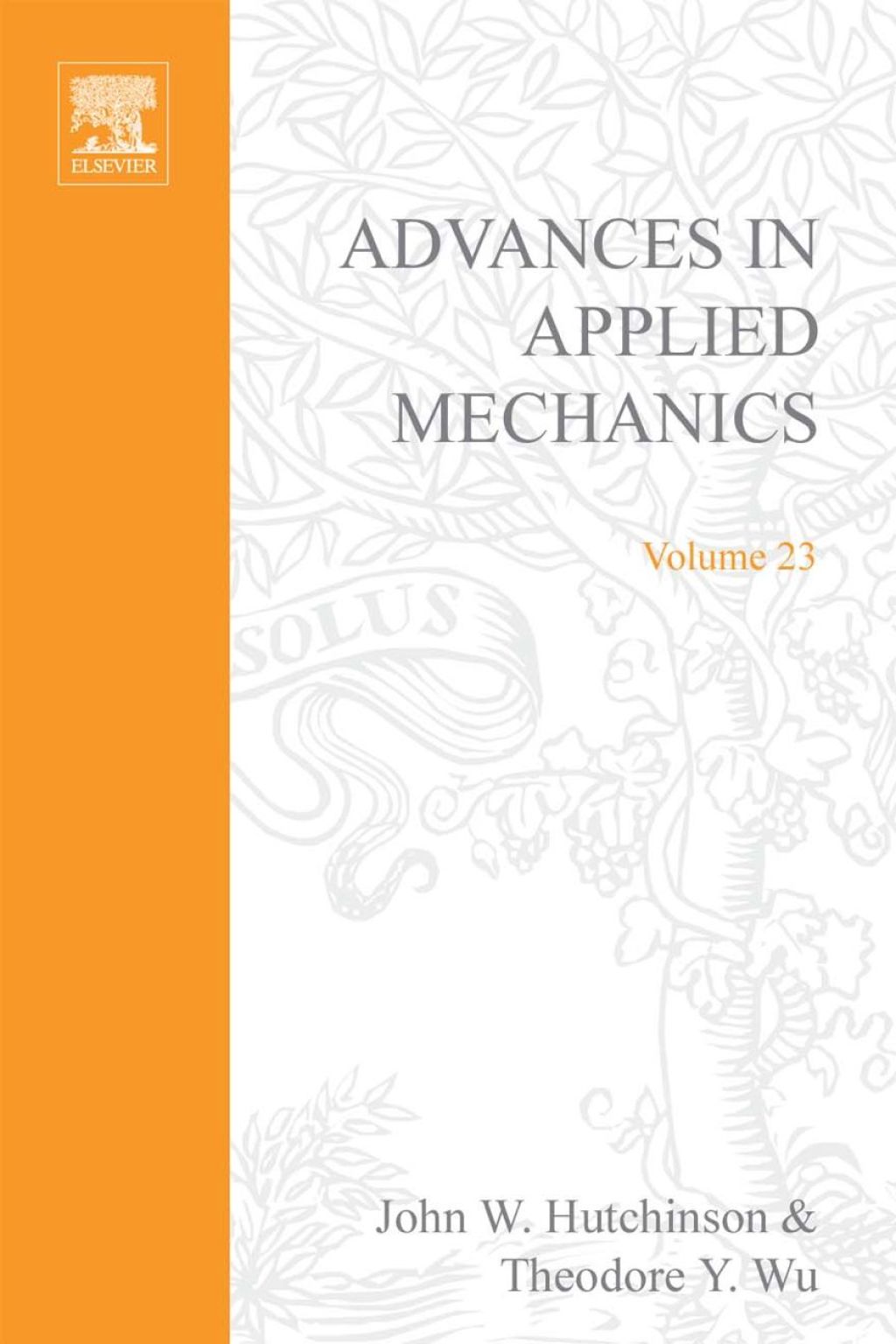 ADVANCES IN APPLIED MECHANICS VOLUME 23  â€“ PDF/EPUB Version Downloadable