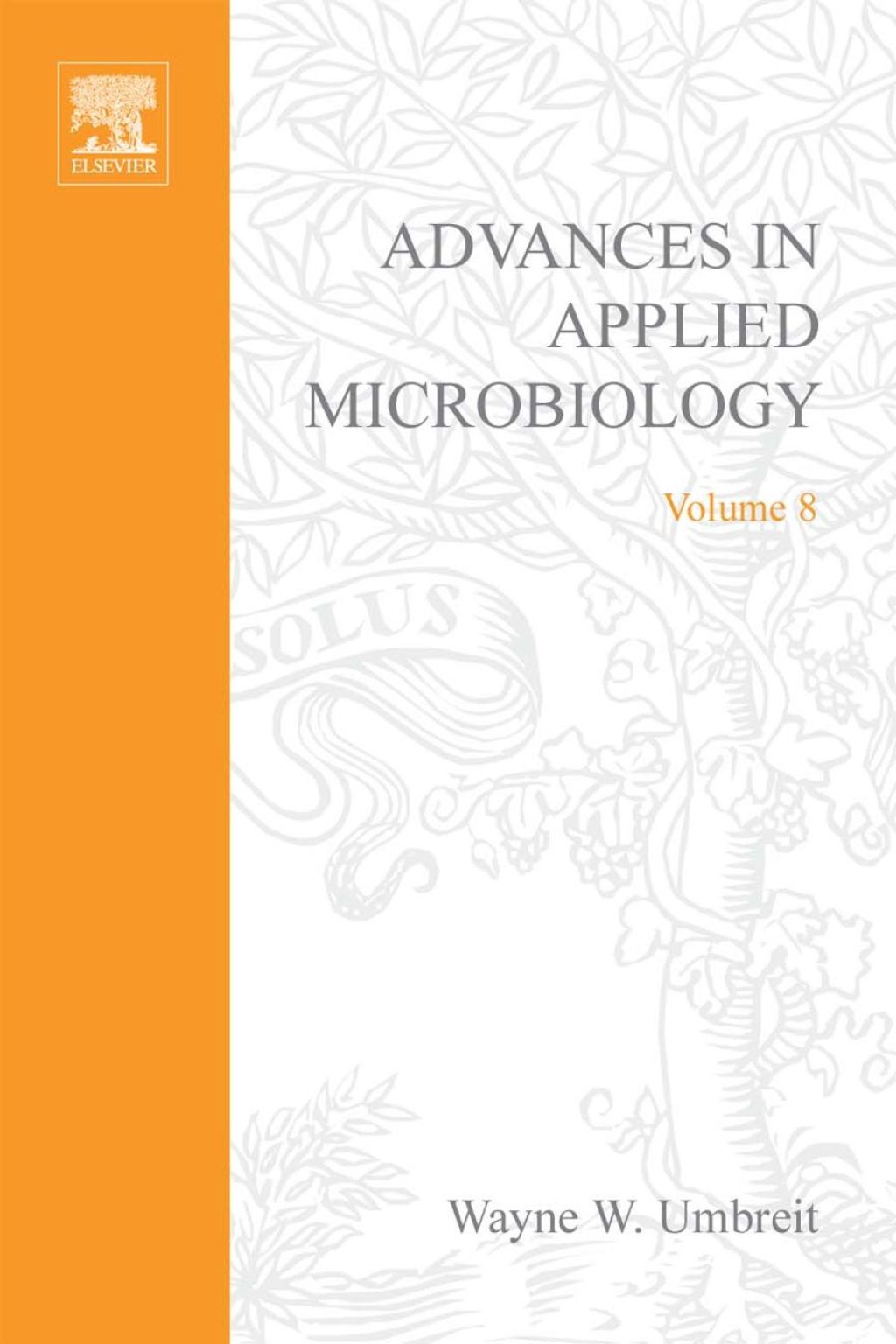 ADVANCES IN APPLIED MICROBIOLOGY VOL 8  â€“ PDF/EPUB Version Downloadable