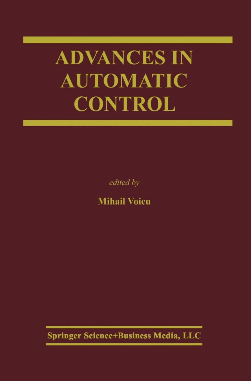 Advances in Automatic Control 1st Edition â€“ PDF/EPUB Version Downloadable