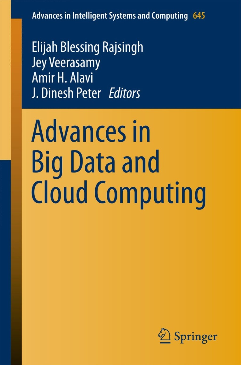 Advances in Big Data and Cloud Computing â€“ PDF/EPUB Version Downloadable
