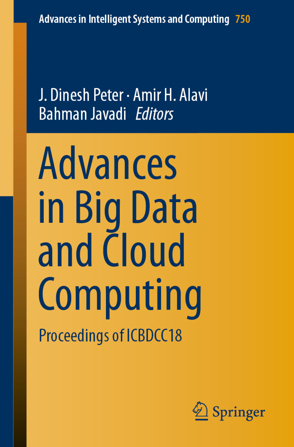 Advances in Big Data and Cloud Computing Proceedings of ICBDCC18 â€“ PDF/EPUB Version Downloadable