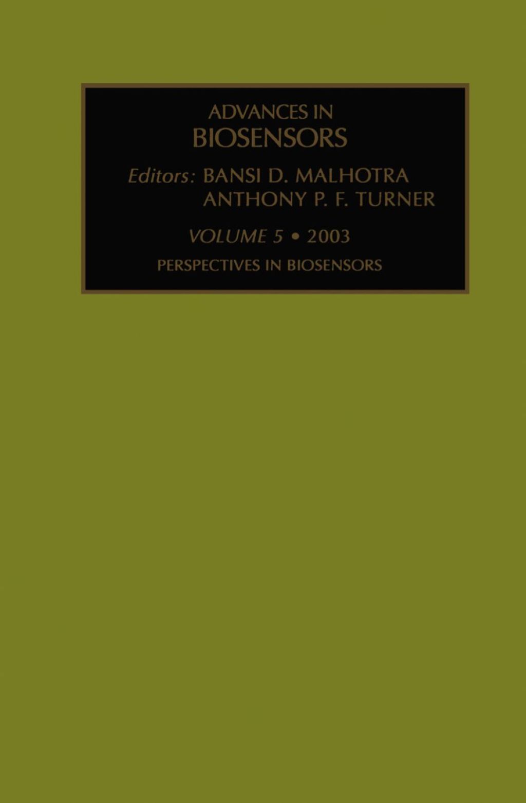 Advances in Biosensors: Perspectives in Biosensors â€“ PDF/EPUB Version Downloadable