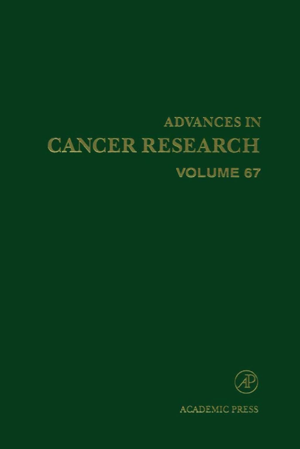 Advances in Cancer Research  â€“ PDF/EPUB Version Downloadable