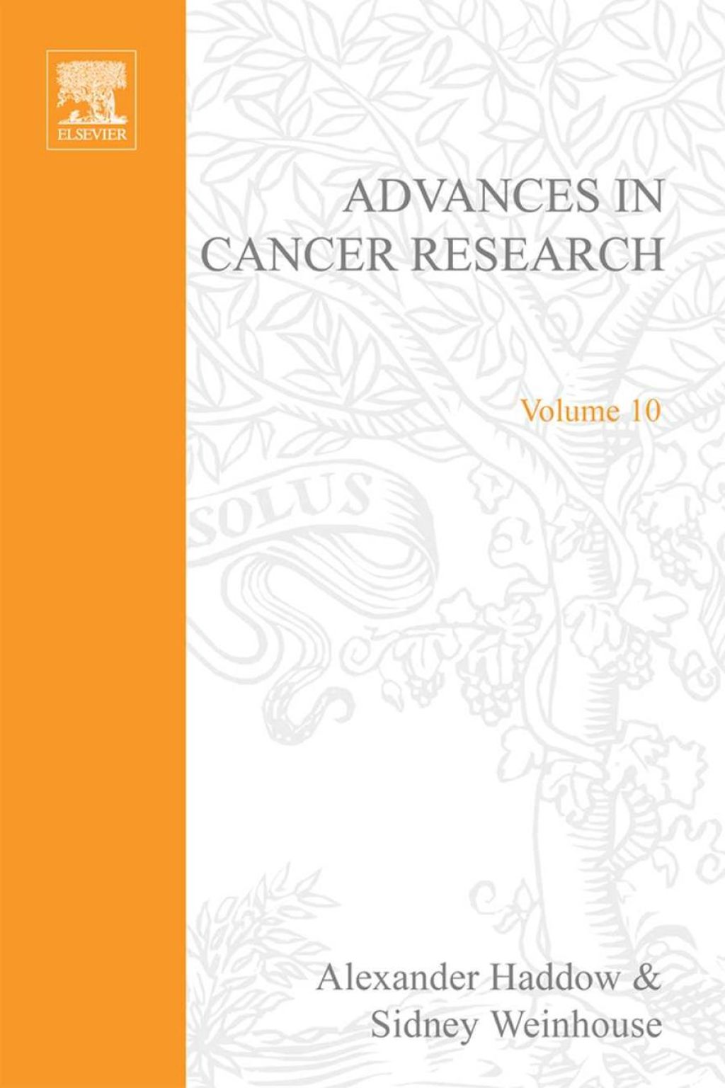 ADVANCES IN CANCER RESEARCH, VOLUME 10  â€“ PDF/EPUB Version Downloadable