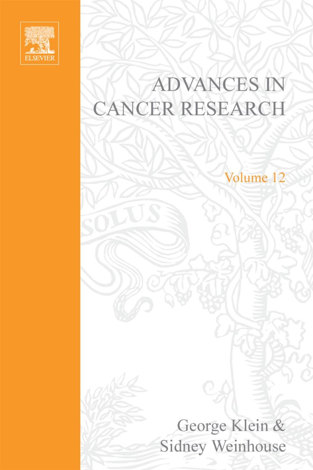 ADVANCES IN CANCER RESEARCH, VOLUME 12  â€“ PDF/EPUB Version Downloadable