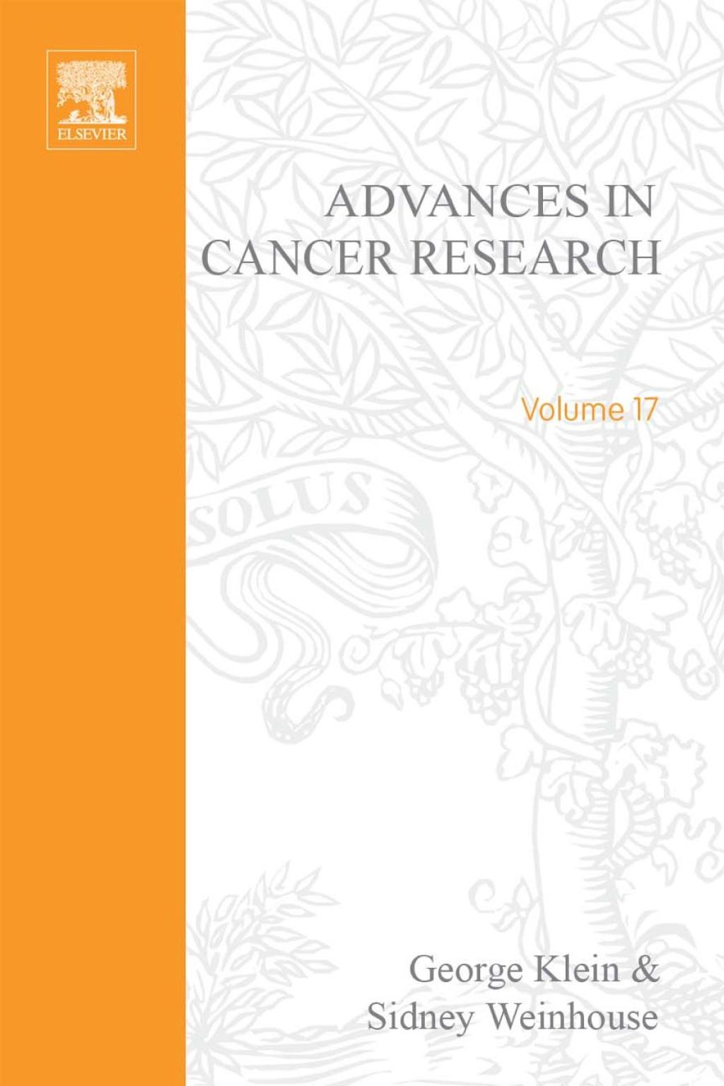 ADVANCES IN CANCER RESEARCH, VOLUME 17  â€“ PDF/EPUB Version Downloadable