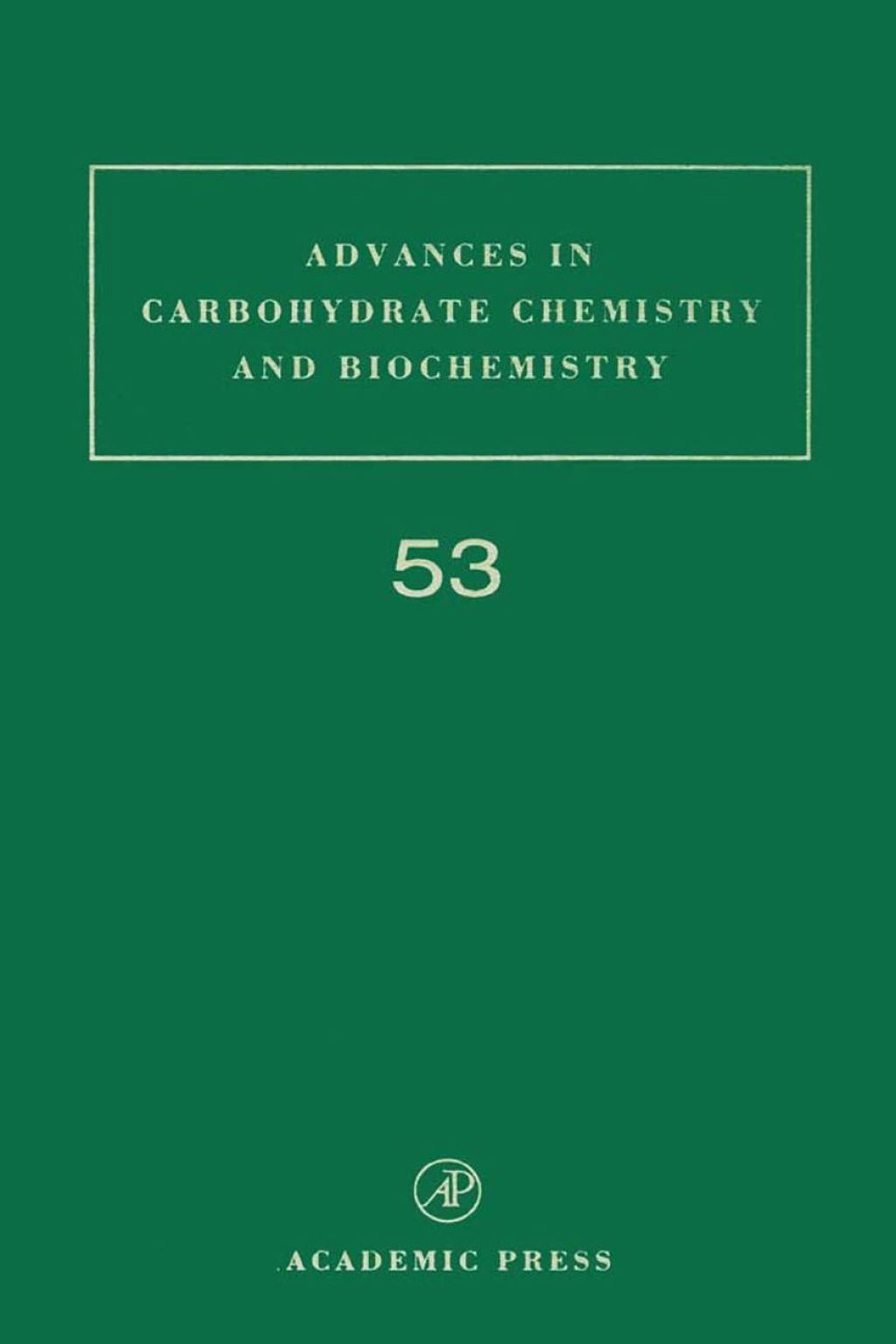 Advances in Carbohydrate Chemistry and Biochemistry â€“ PDF/EPUB Version Downloadable
