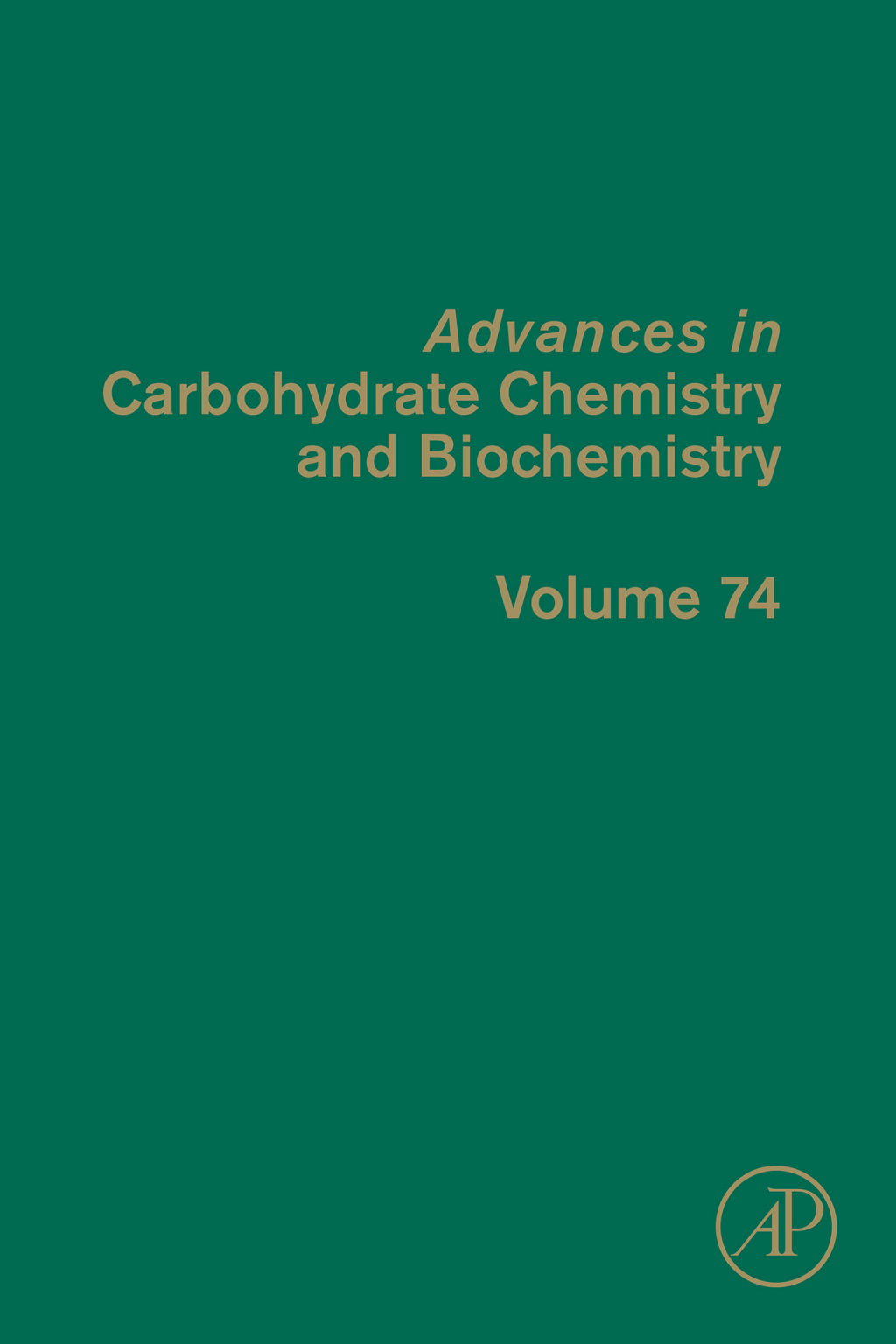 Advances in Carbohydrate Chemistry and Biochemistry â€“ PDF/EPUB Version Downloadable