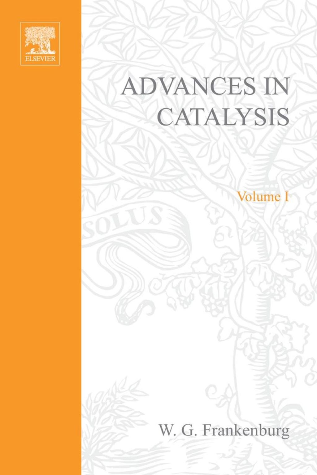 ADVANCES IN CATALYSIS VOLUME 1  â€“ PDF/EPUB Version Downloadable