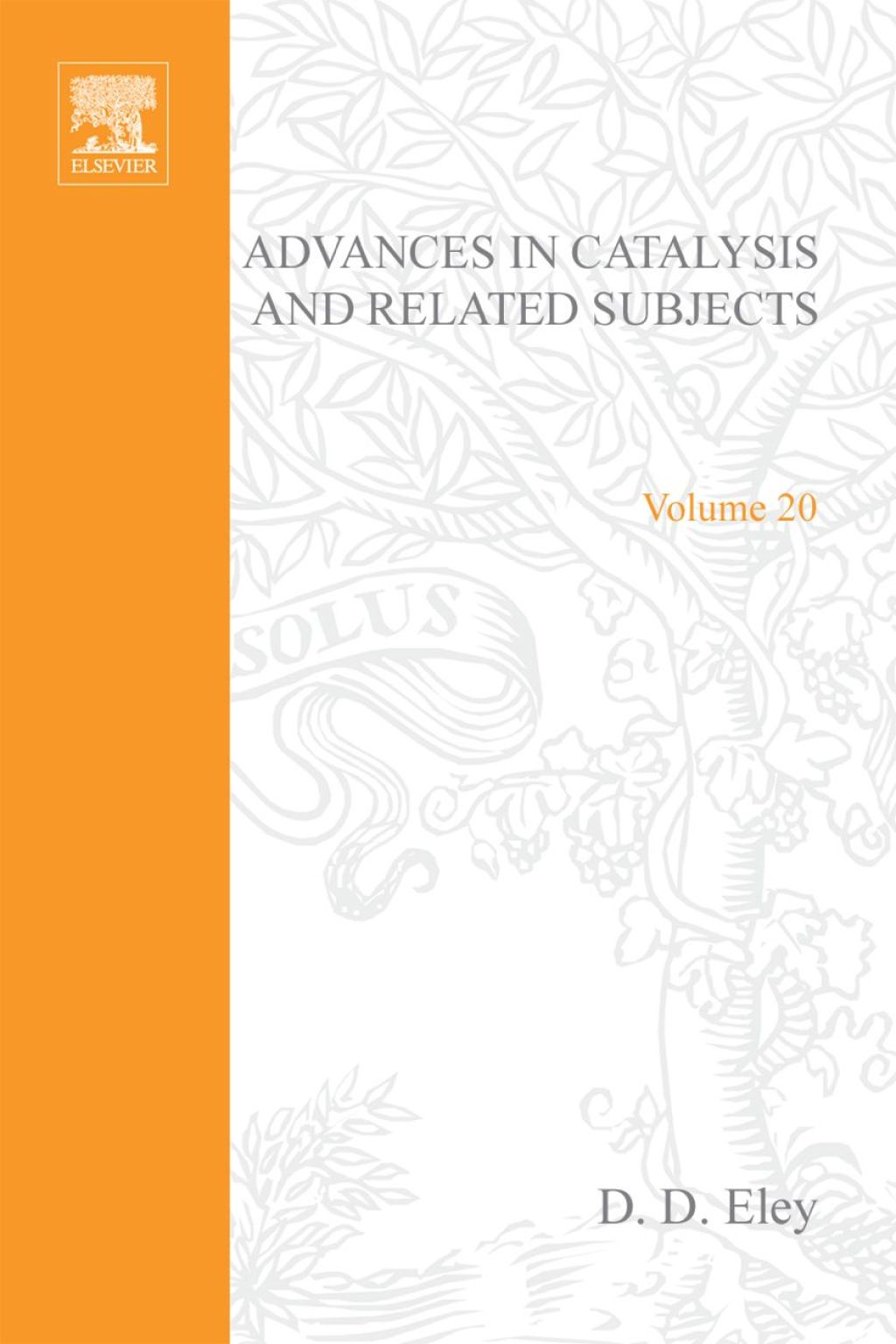 ADVANCES IN CATALYSIS VOLUME 20  â€“ PDF/EPUB Version Downloadable