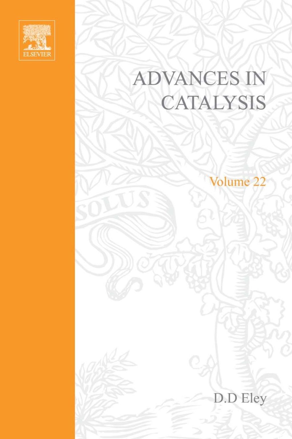 ADVANCES IN CATALYSIS VOLUME 22  â€“ PDF/EPUB Version Downloadable