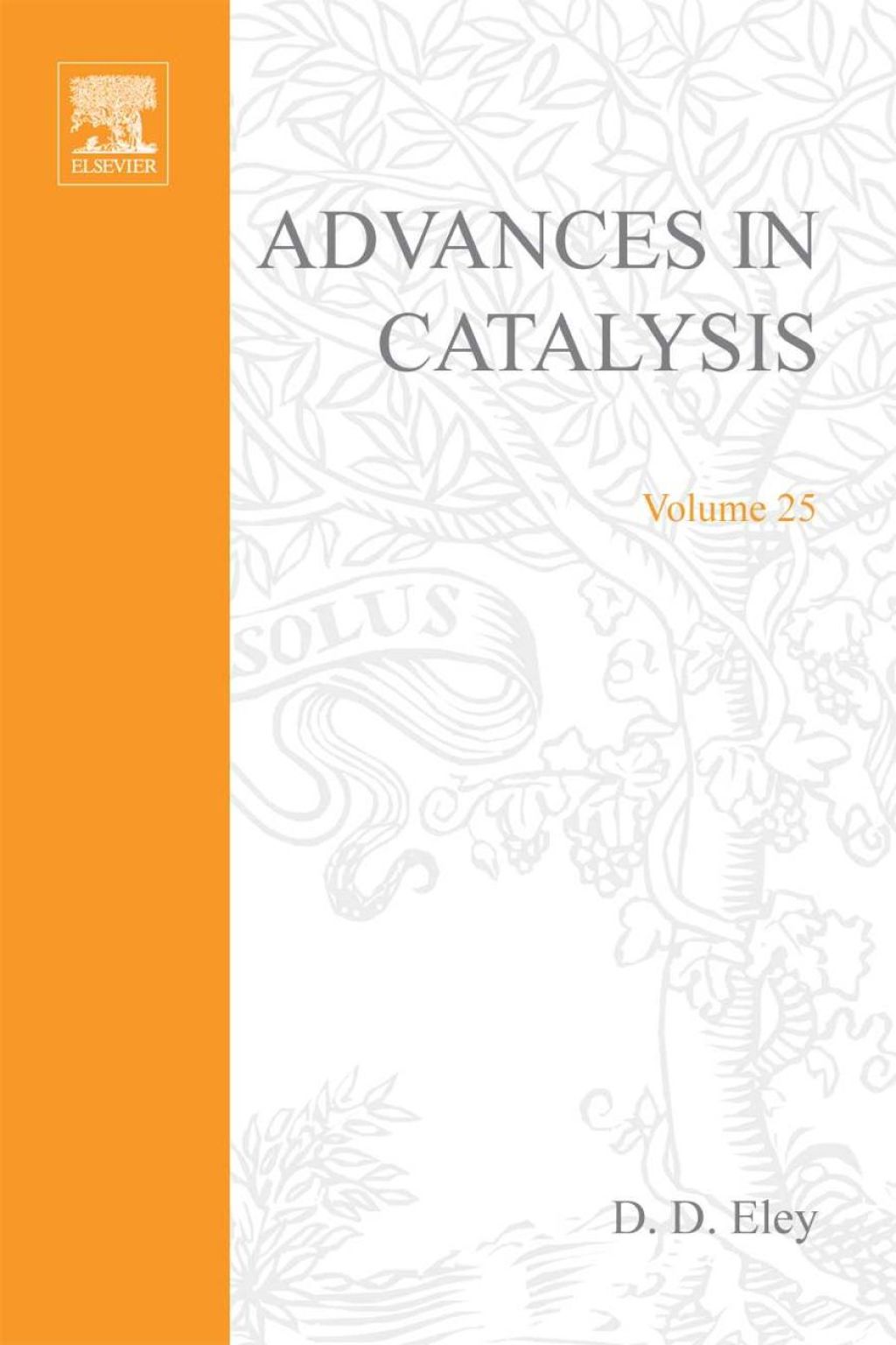 ADVANCES IN CATALYSIS VOLUME 25  â€“ PDF/EPUB Version Downloadable