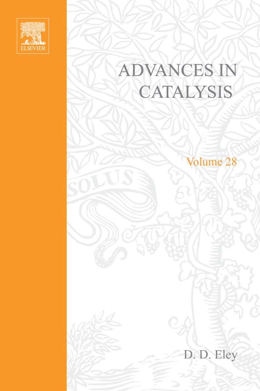 ADVANCES IN CATALYSIS VOLUME 28  â€“ PDF/EPUB Version Downloadable