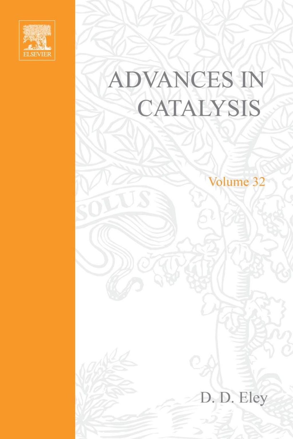 ADVANCES IN CATALYSIS VOLUME 32  â€“ PDF/EPUB Version Downloadable