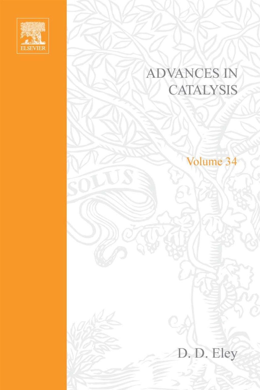 ADVANCES IN CATALYSIS VOLUME 34  â€“ PDF/EPUB Version Downloadable
