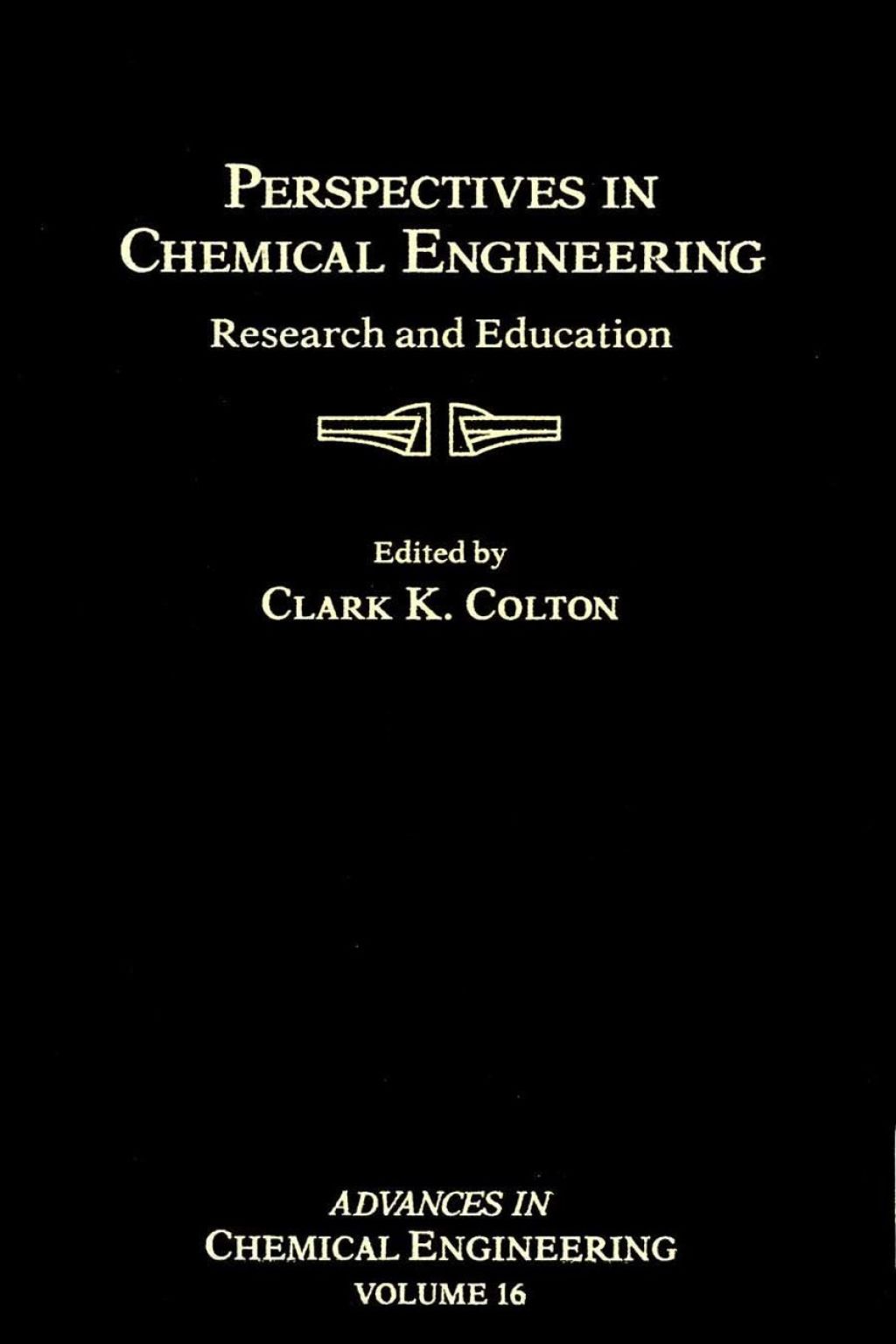 ADVANCES IN CHEMICAL ENGINEERING VOL 16  â€“ PDF/EPUB Version Downloadable