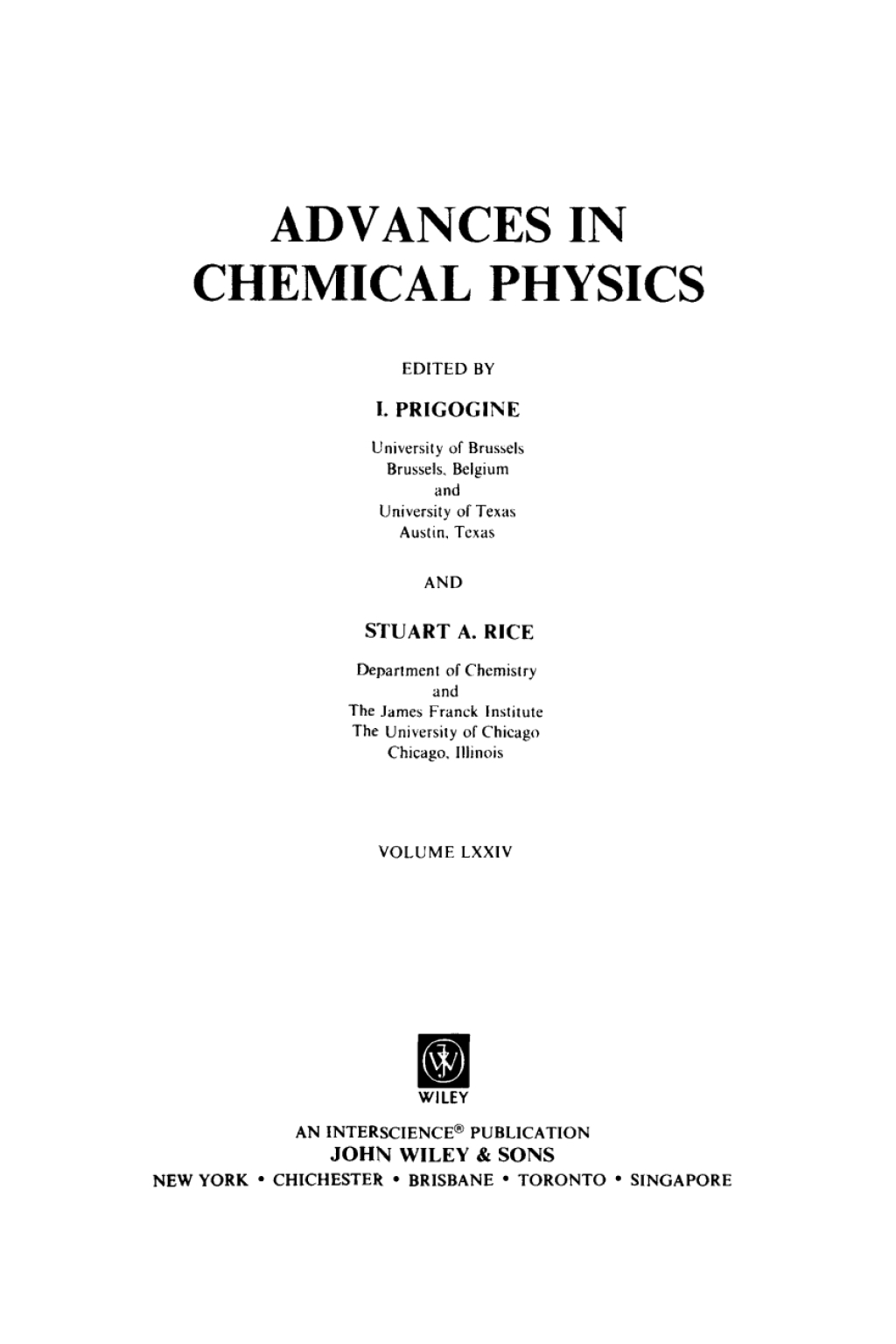 Advances in Chemical Physics 1st Edition – PDF/EPUB Version Downloadable Advances in Chemical Physics 1st Edition – PDF/EPUB Version Downloadable - Image 1