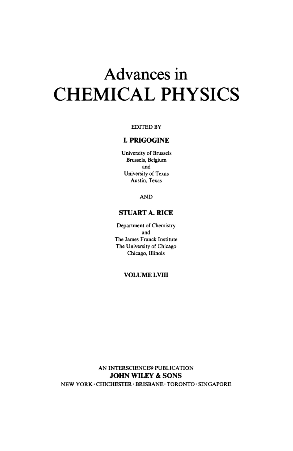 Advances in Chemical Physics 1st Edition – PDF/EPUB Version Downloadable Advances in Chemical Physics 1st Edition – PDF/EPUB Version Downloadable - Image 1