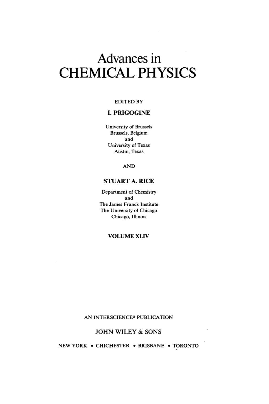Advances in Chemical Physics 1st Edition – PDF/EPUB Version Downloadable Advances in Chemical Physics 1st Edition – PDF/EPUB Version Downloadable - Image 1