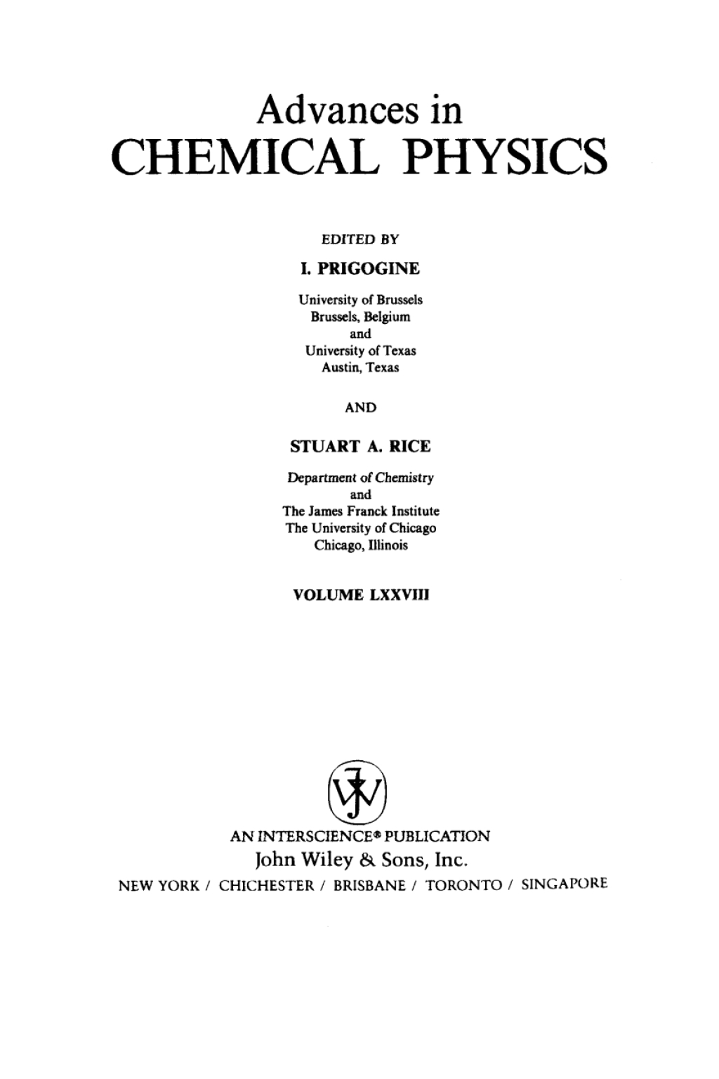 Advances in Chemical Physics 1st Edition – PDF/EPUB Version Downloadable Advances in Chemical Physics 1st Edition – PDF/EPUB Version Downloadable - Image 1