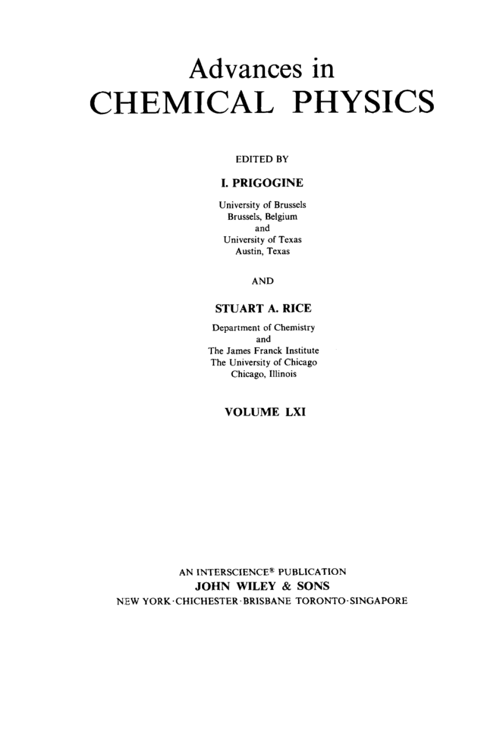 Advances in Chemical Physics 1st Edition – PDF/EPUB Version Downloadable Advances in Chemical Physics 1st Edition – PDF/EPUB Version Downloadable - Image 1