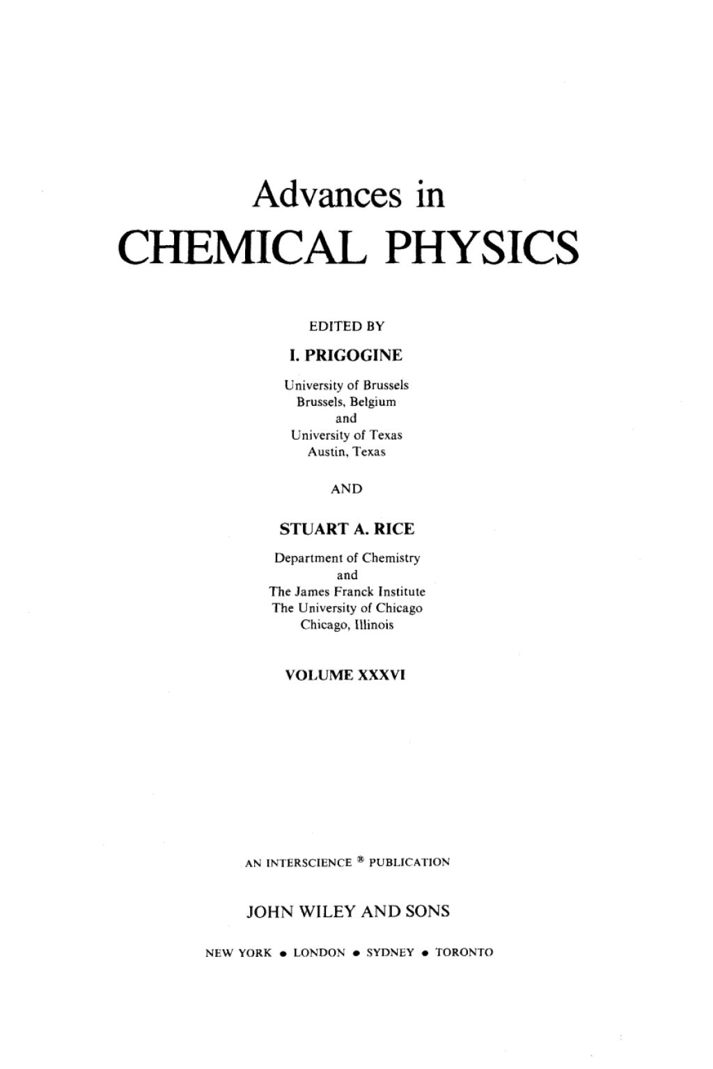 Advances in Chemical Physics 1st Edition – PDF/EPUB Version Downloadable Advances in Chemical Physics 1st Edition – PDF/EPUB Version Downloadable - Image 1