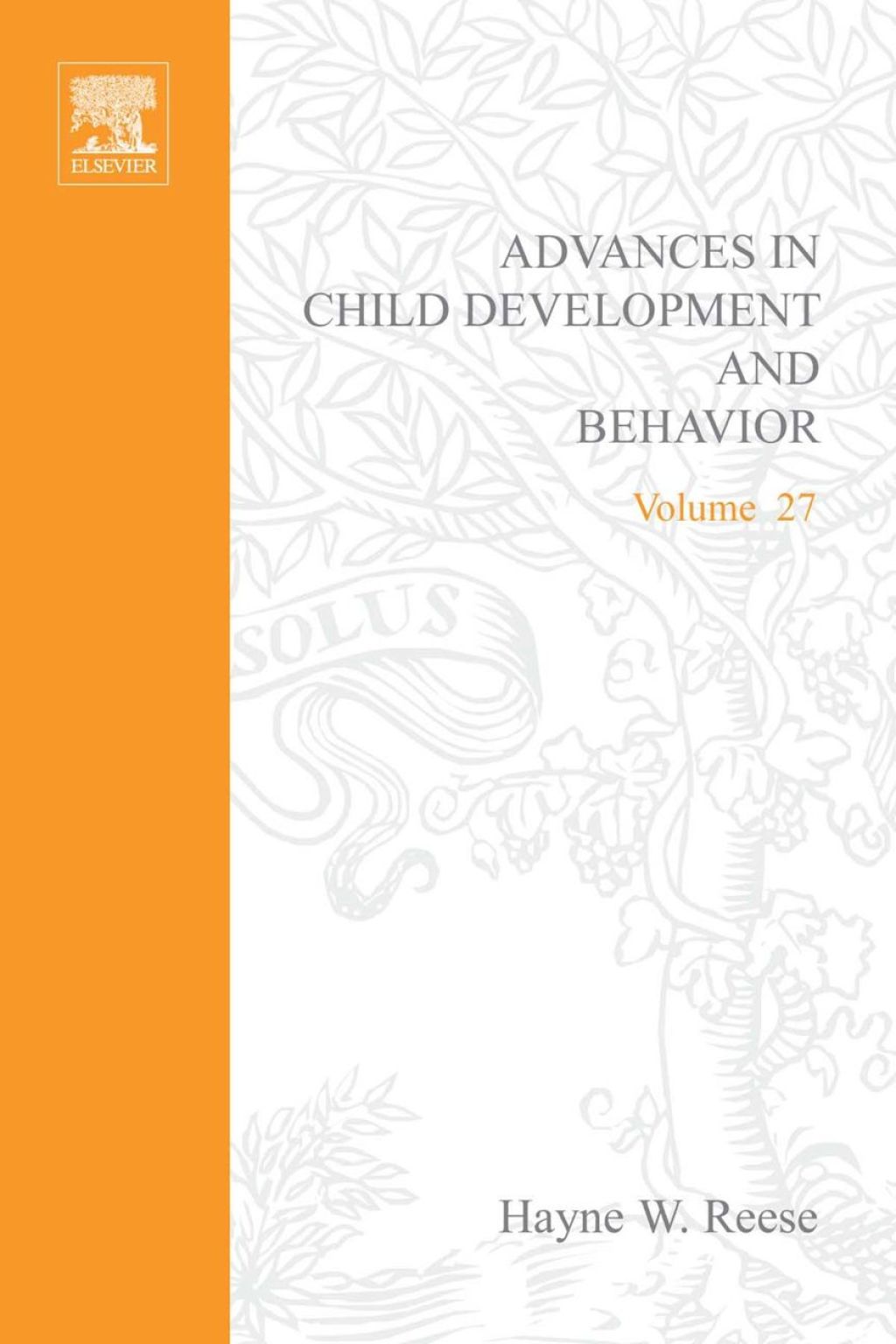 Advances in Child Development and Behavior â€“ PDF/EPUB Version Downloadable