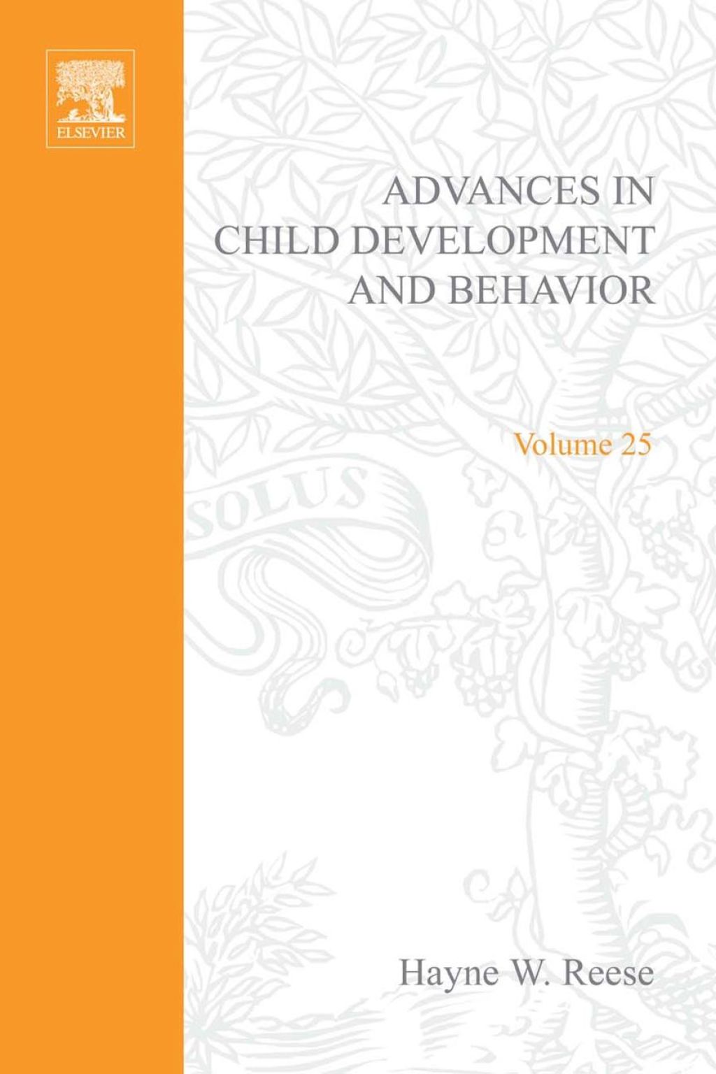 Advances in Child Development and Behavior  â€“ PDF/EPUB Version Downloadable