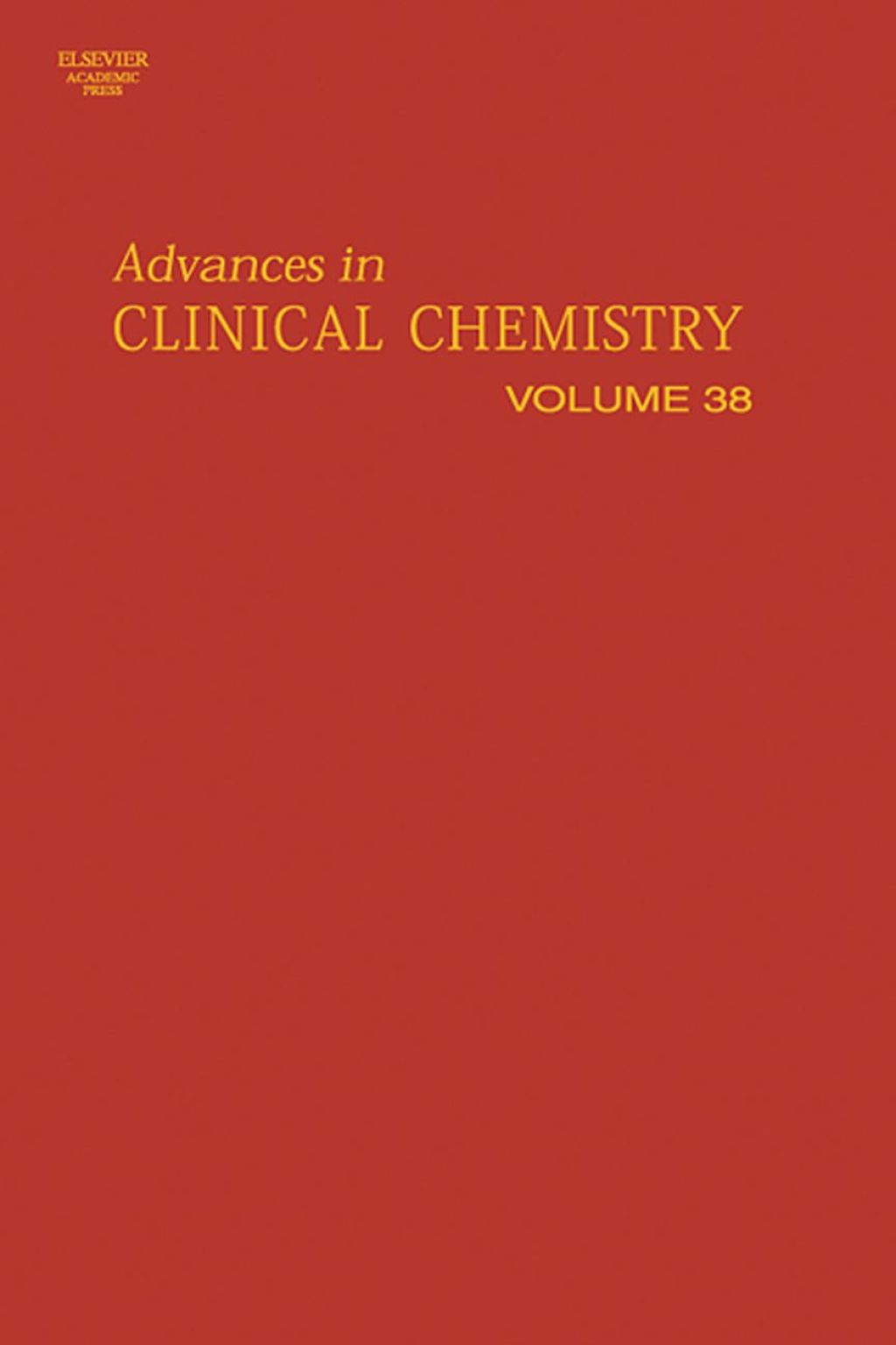 Advances in Clinical Chemistry â€“ PDF/EPUB Version Downloadable