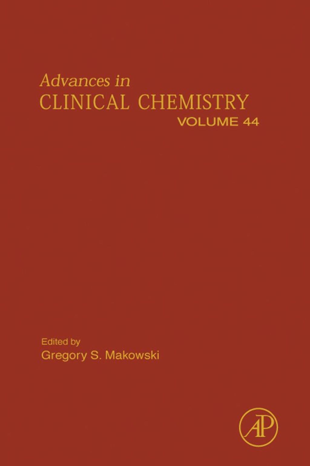 Advances in Clinical Chemistry â€“ PDF/EPUB Version Downloadable