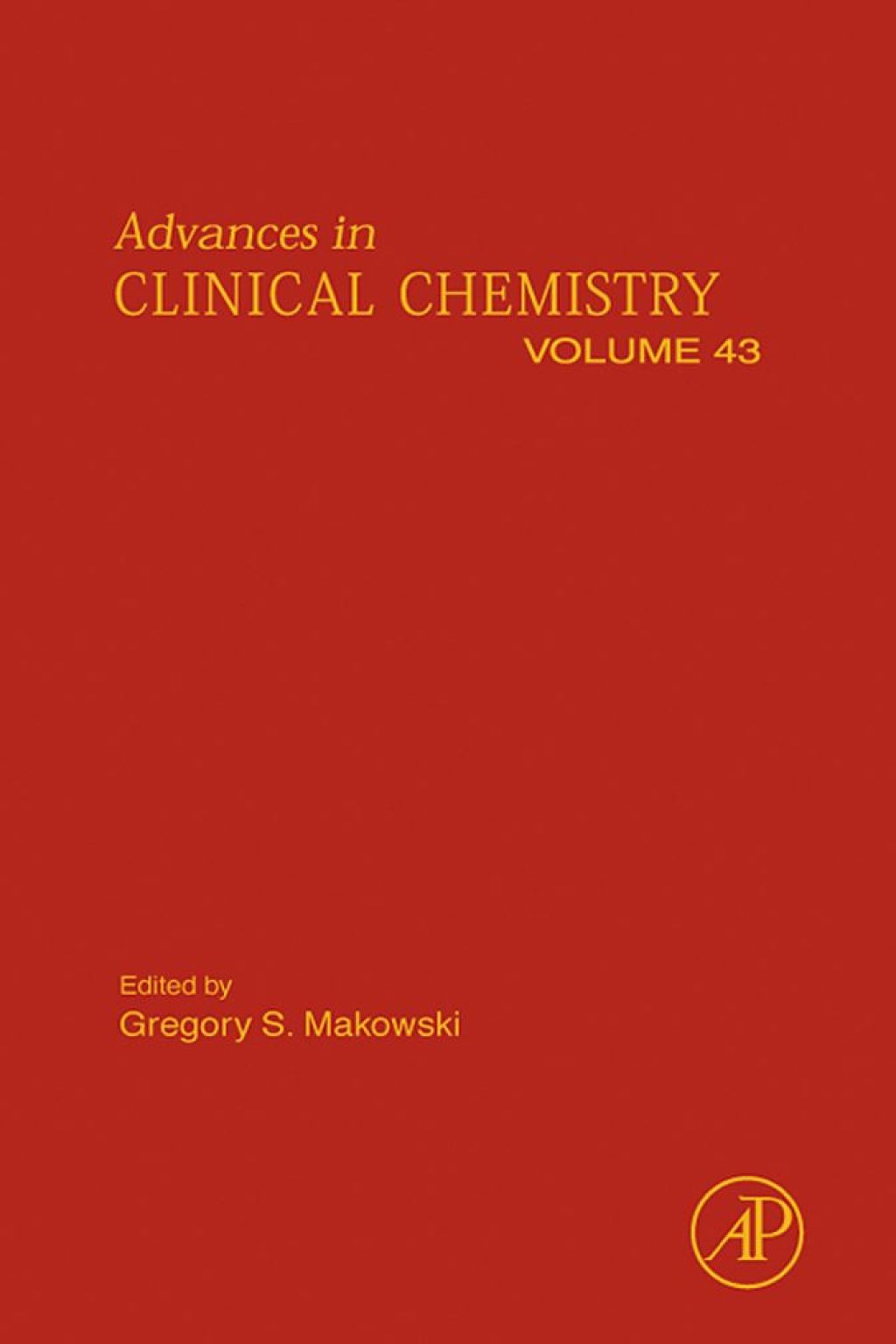 Advances in Clinical Chemistry â€“ PDF/EPUB Version Downloadable