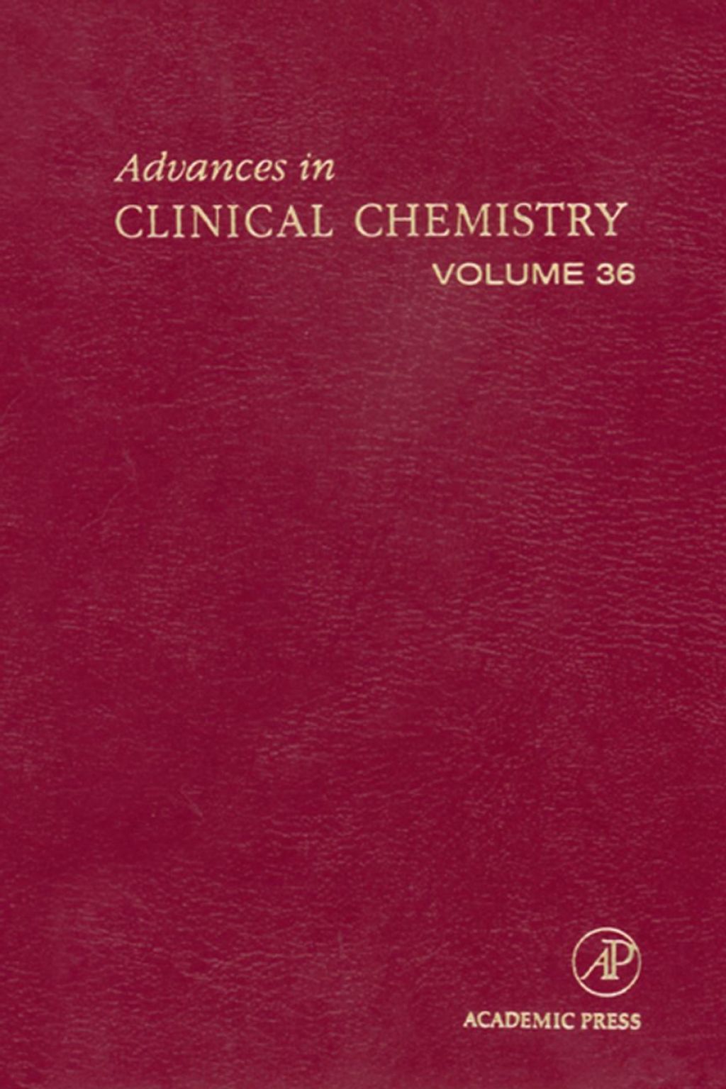 Advances in Clinical Chemistry â€“ PDF/EPUB Version Downloadable
