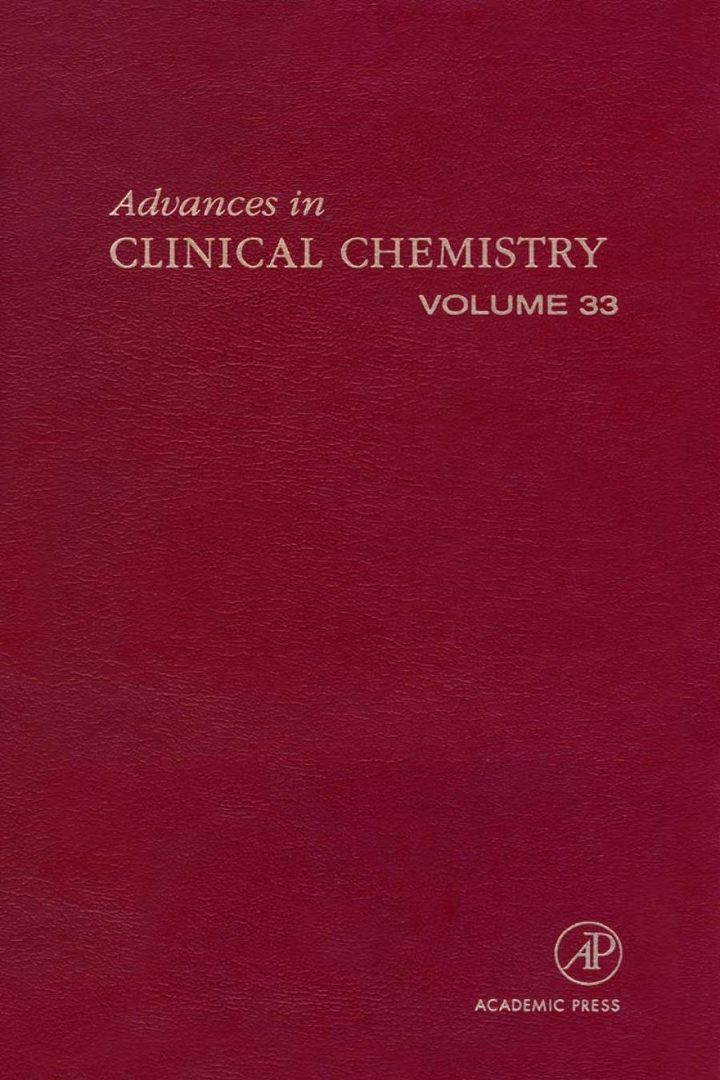 Advances in Clinical Chemistry â€“ PDF/EPUB Version Downloadable