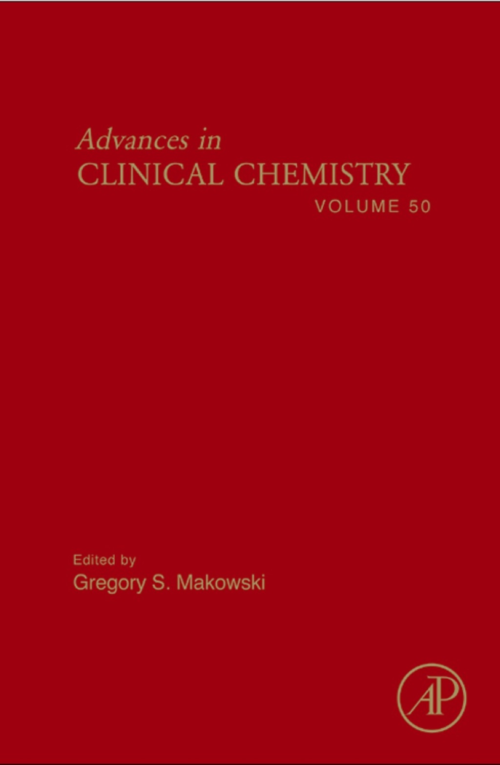 Advances in Clinical Chemistry â€“ PDF/EPUB Version Downloadable