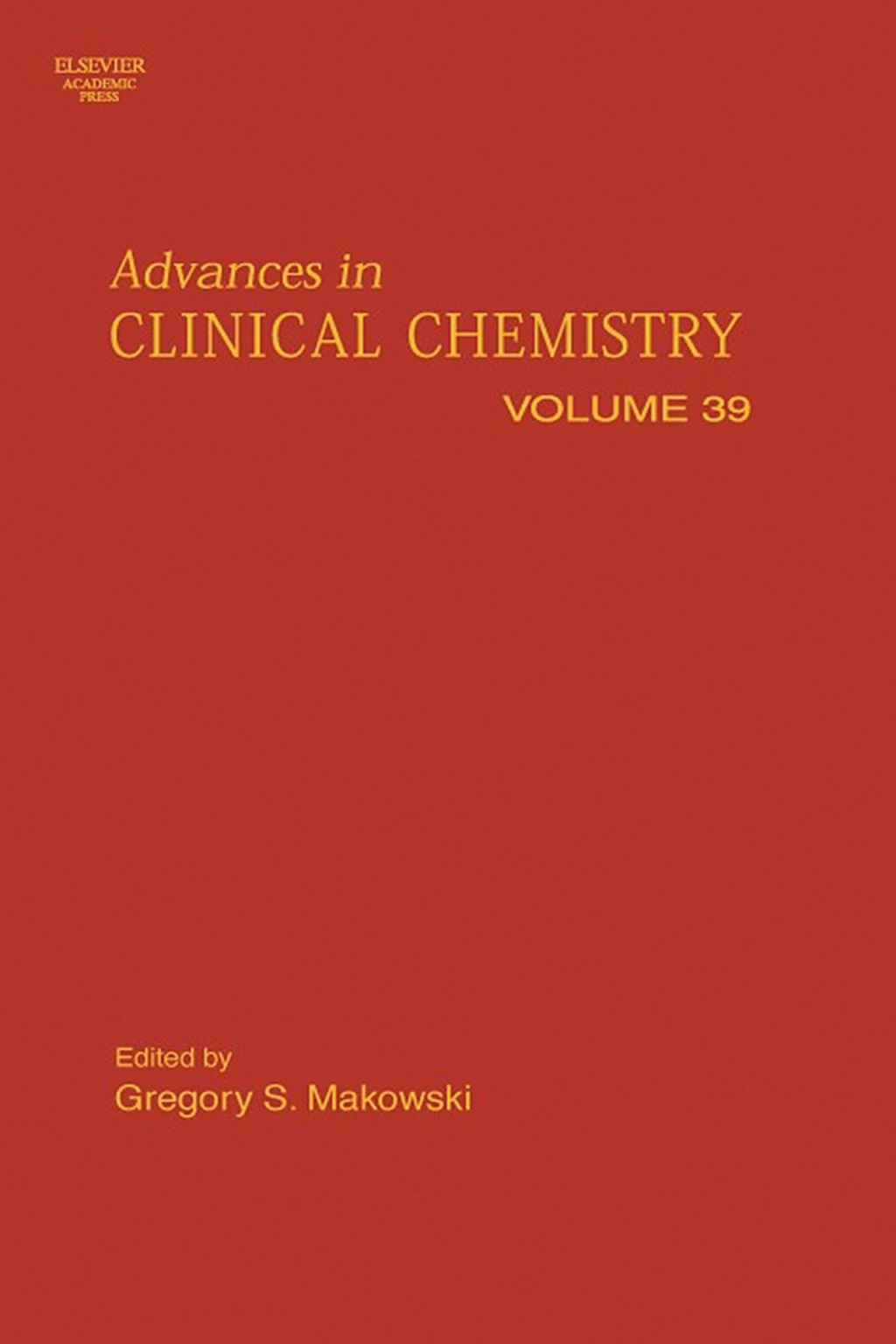 Advances in Clinical Chemistry â€“ PDF/EPUB Version Downloadable