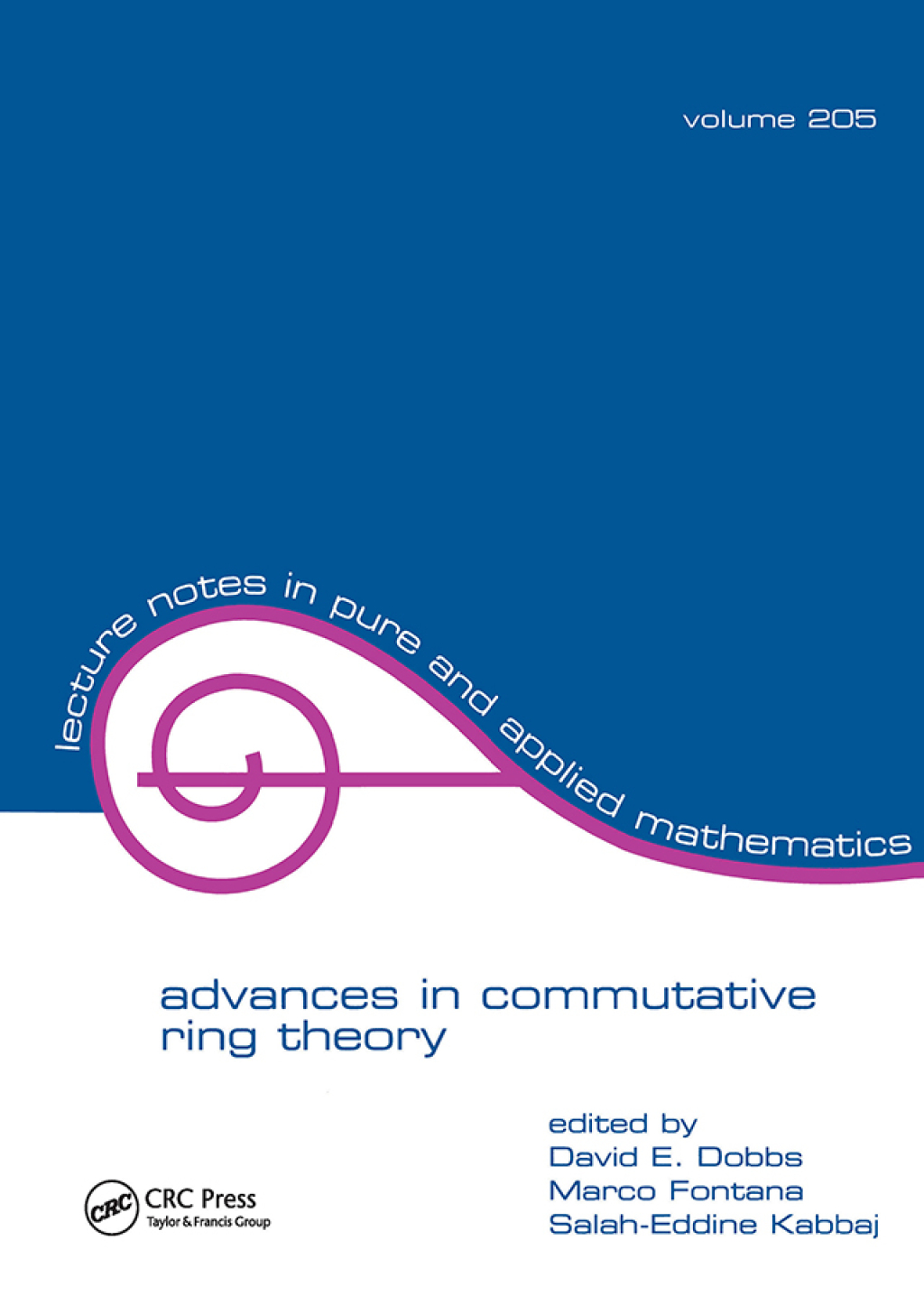 Advances in Commutative Ring Theory 1st Edition â€“ PDF/EPUB Version Downloadable