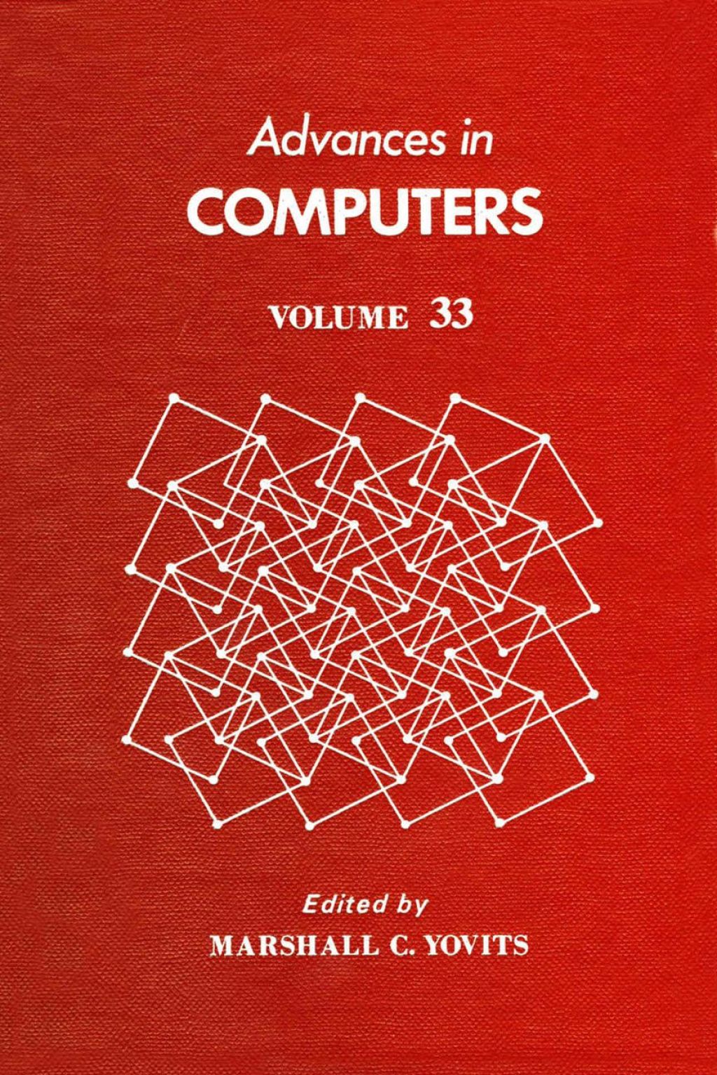 ADVANCES IN COMPUTERS VOL 33  â€“ PDF/EPUB Version Downloadable